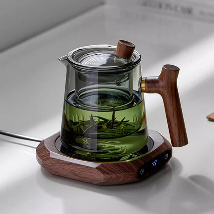 220V Cup Heater Coffee Mug Warmer Heating Pad Warmer Coaster 3 Gear Temperature Electric Hot Plate For Milk Tea Coffee Water 30W