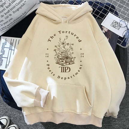 Ttpd hoodies women streetwear Fleece sweatshirts female japanese pulls