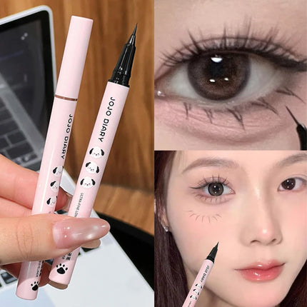 Quick-dry Eyeliner Pencil Makeup Lasting Smooth Ultra Thin Black Brown Matte Eye Liner Waterproof Liquid Eyeliner Pen Cosmetics