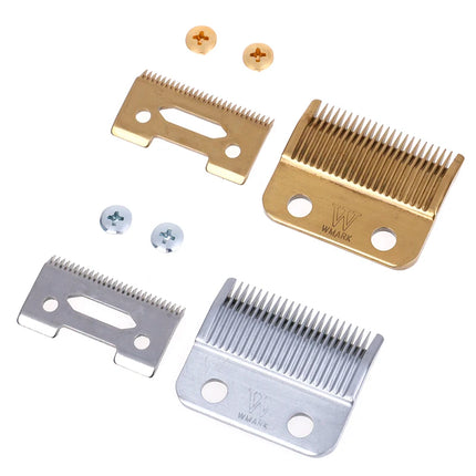 Movable Replacement Blade Professional Hair Clipper Blade Carton Steel Accessories Golden For Choice Golden Screws Hair Trimmer