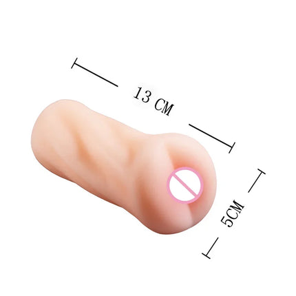 Realistic Deep Throat Vagina Artificial Real Pocket Pussy Oral Male Masturbator Blowjob Cup Erotic Sex Toys For Men Adult Games