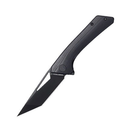 SHOOZIZ Folding Pocket Knife for Men, Flipper EDC knife, 3.36" 14C28N Steel, Ultem/G10,Outdoor  Camping Tool with Clip OPERATOR