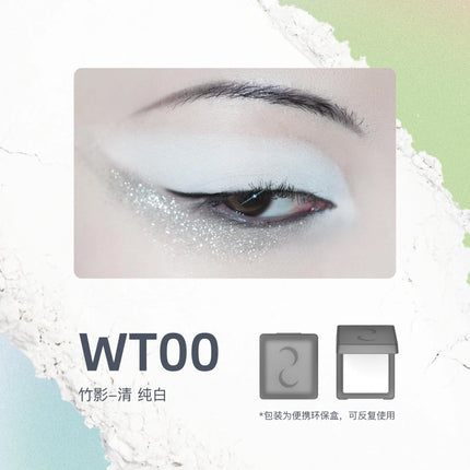 DRAMO Single Color Eyeshadow Palette Matte High Color Blendable Gothic Smoky East to Wear Longlasting Non-fading Eye Makeup