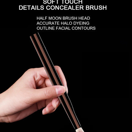 Hourglass Makeup Brush- No.19 Vanish Seamless Finish Concealer Brush Soft Fiber Hair Fashion Design Single Face Brush