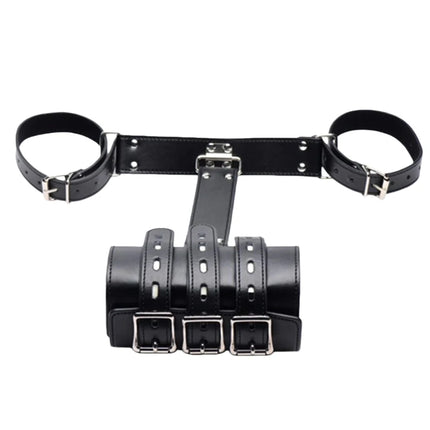 BDSM Bondage Body Restraints Reverse Back Handcuffs Adult Products Sex Game PU Leather Cuffs Sex Toys for Women Couples
