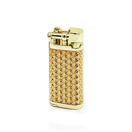 High-end Inclined Flame Open Flame Lighter, Butane Gas Lighter, Grinding Wheel Ignition, Metal, Creative Pipe Lighter