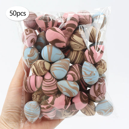 10/20/30/50/100Pcs Mini Makeup Sponge Set, Dual-Use Wet/Dry Beauty & Blenders for All Skin Types