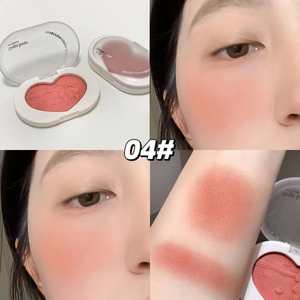 Gege bear, powder blusher is naturally attractive, and does not block. powder blusher, lasting makeup, prom party