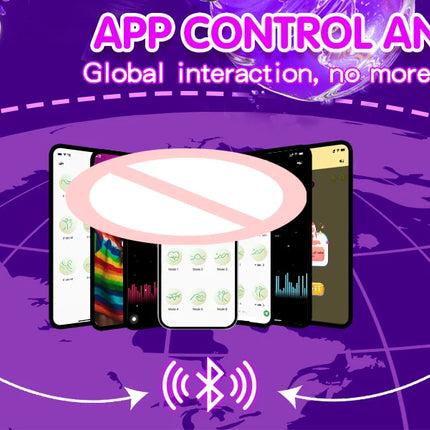 Anal Plug Vibrators Sex Toys - APP Remote Control Prostate Massager with 9 Intense Vibration Modes, Female Wearable G Spot