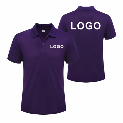 Customized Logo Breathable Polo Shirt Casual Company Group Clothing Lapel Short Sleeve Polo Shirts Work Clothes Print Embroidery