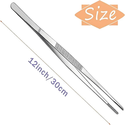 Multifunction Barbecue Tongs Stainless Steel Food Tongs BBQ Clip Kitchen Gadgets Cooking Tweezers Buffet Tool CFQJ006