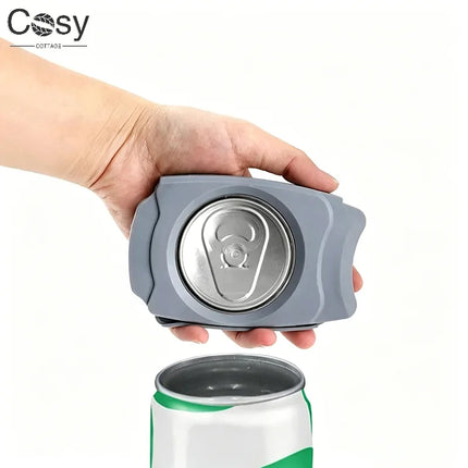 Multifunctional Beer Can Opener, Quick Safe Can Lid Remover for Soda Coke Bottles, Portable Party Bar Potluck Kitchen Gadget