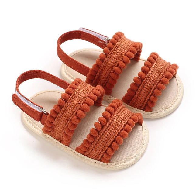 Baby Boys Girls Summer Sandals 0-12 Months First Walkers Soft Sole Breathable Casual Comfortable
