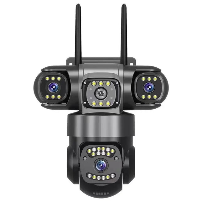 12MP WiFi IP Camera Outdoor Three Lens AI Tracking PTZ 10X Zoom Wireless Security CCTV Video Surveillance
