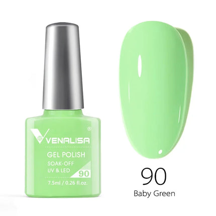7.5ml Venalisa Nail Gel Polish HEMA FREE TPO FREE Full Coverage Semi Permanent Soak Off UV LED Gel Nail Polish Gel Varnish