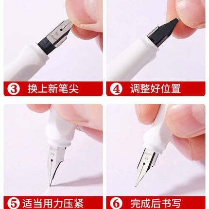 Genuine German Lingmei Pen Tip Z50 Hunter Star Universal Replacement Pen Tip Ef Black Silver F