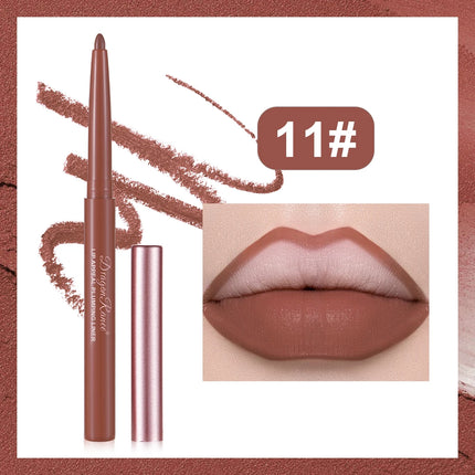 Matte Lip Liner, Three-Dimensional, Delicate and Smooth, a Must-Have for Beginners, Non-Stick, Outlines the Lip Shape, Delicate, Waterproof, Easy to Apply, Versatile for Daily Use