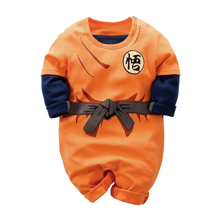 IURNXB Newborn Costume Role Play Anime Style Onesie Cotton Comfortable Soft Romper Long Sleeved Baby Bodysuit Spring Fall 0-24M