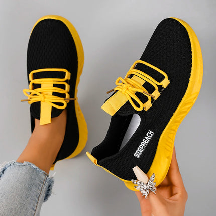 Women's Summer Breathable Mesh Flat Shoes, Women's Shoes, Casual Sneakers Shoes, Clearance Free Shipping