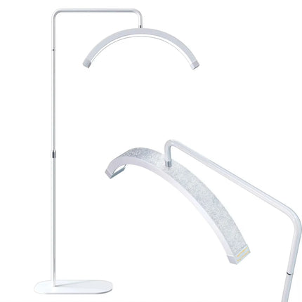 FOSOTO Overseas Warehouse LED Video Light Half-moon Fill Light Lash Nail Desktop Light For Beauty Eyelash Tattoo Makeup