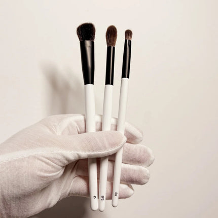 F4 Dual-Ended Foundation Face Brush Double-ended Powder Blush Contour and Eyeshadow Concealer Makeup Brushes