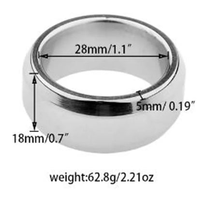 18+ Sex Toys Man 10 Size Stainless Steel Rings Metal Penis Lock Cock Ring bdsm Male penile Erection device Delay Time Penis Ring