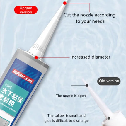 Underwater Bonding Sealant/Leak Repair Adhesive For Bathtub Aquarium Pool/Home Use Waterproof Sealing Agent/Family Universal