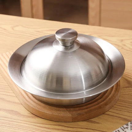 Hot Sale 304 Stainless Steel Pan with Inner Diameter 20-26cm Flying Saucer Steamer Tray Steam Grid Plate Steamer Steaming Rack