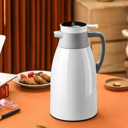 Large Capacity Thermos Kettle Thermal coffee Kettle Hot Water Bottle Coffee Thermal Bottle Large Capacity Glass Liner