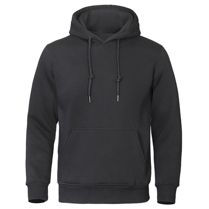 Autumn and Winter Men's and Women's Warm Sportswear Casual Solid Color Pullover Fashionable Hot Selling Fitness Pocket Hoodie