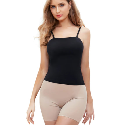 Women Sexy Shapewear Top Tummy Control Smooth Body Shaper Camisole Tank Top Slimming Belly Compression Vest 2PCS 2025 Summer