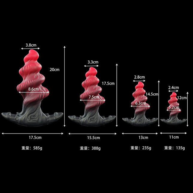 Dildo Huge Anal Plug Spiral Butt For Men Prostate Massager Anal Penetration Dilation Male Masturbator G-point Stimulate Sex Toys
