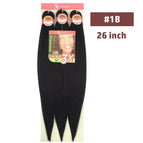 #1B / 26inches / 3 Strands a Pack