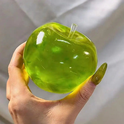 Green Apple Blue Maltose Squishy Toys Anti Stress Sensory Fidgets Toy for ADHD Autism Slow Rebound Squeeze Toy for Adults Kids