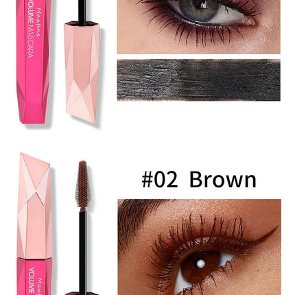 Diamond Dense Mascara Waterproof Non Smudging Long Lasting For Natural Dense Curled And Long Lashes