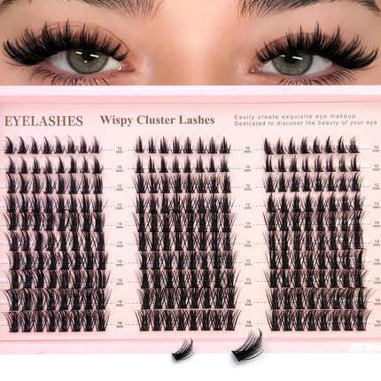 HBZGTLAD Manga Lash Clusters Wispy Fairy Fluffy Eyelash Clusters Anime Cosplay Individual Lash Extensions eyelashes