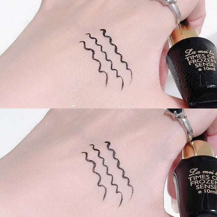 Black Liquid Eyeliner Ultra Fine Natural Smooth Eyeliner Lasting Waterproof Quick Dry Non-Smudging Eye Durable Makeup Cosmetics