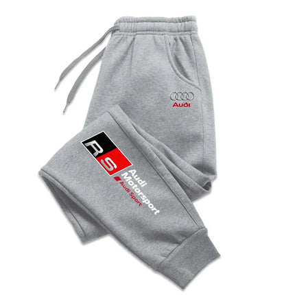 Audi RS Racing Solid Color Men's Sport Pants, fashionable for autumn and winter, popular design men's clothing in 2026