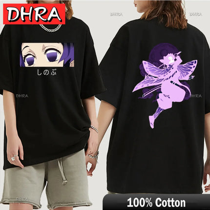Demon Slayer T Shirt Nezuko Tshirt Women Kimetsu No Yaiba Top Tees Japanese Anime Tanjirou Kamado Tops Manga Harajuku T-shirt
