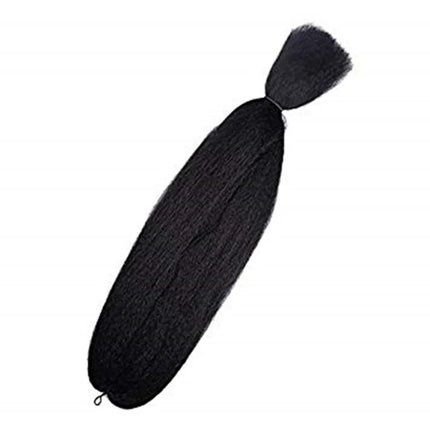 48inch 80g Jumbo Black Kanekalon Braiding Hair Extensions Synthetic Fiber for Twist Wholesale Sale