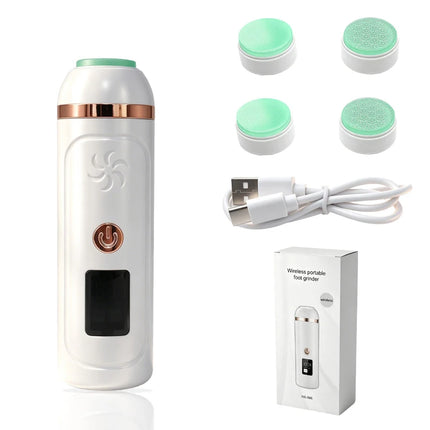 SoftAura 4 -Heads Electric Foot Grinder Digital Display Callus Remover Dead Skin Remover Pedicure Foot Care Tool 2026 New
