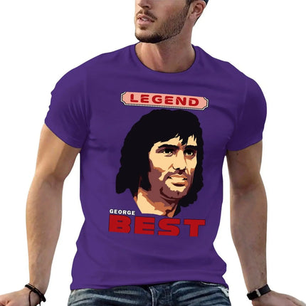 GEORGE BEST - Football Legend T-Shirt anime figures cheap stuff boys whites shirts graphic tees men clothing