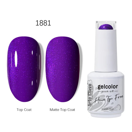 Arte Clavo HEMA TPO FREE Gel Nail Polish 15ML Long Lasting For Manicure Semi Permanent Nail Art UV LED Gel Varnish Nail Supplies