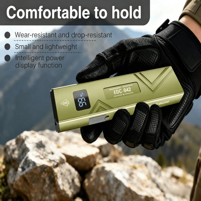 EDC Flashlight Type-C Rechargeable UV Light Magnetic Pen Clip Work Light Portable LED Torch for Outdoor Daily Carry Emergency
