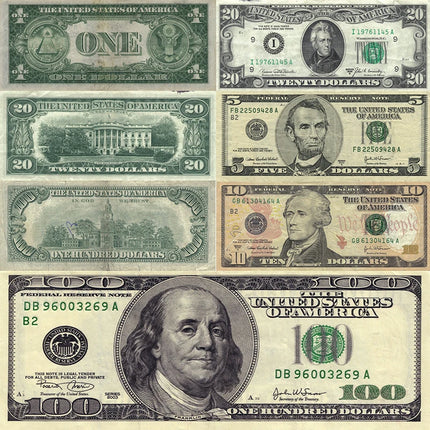 Luxury Golden Dollars Money Oil Painting on Canvas Wall Art Posters Prints Wall Pictures for Living Room Home Wall Cuadros Decor