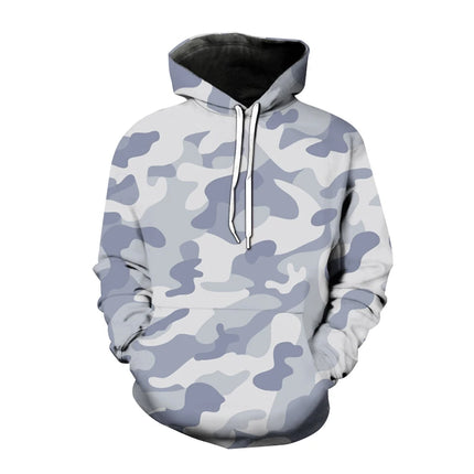 2024 Fashion 3D Printed Camouflage Pattern Hooded Sweatshirt Fashion Street Harajuku Men's Hoodies Simple Design Men's Top