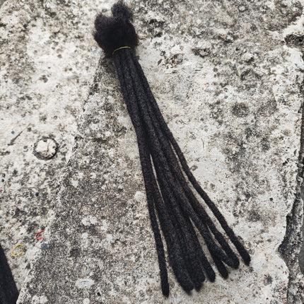 Dreadlocks Sister Locs Extensions Handmade Soft Crochet Brazilian Human Hair Braiding 10in Ombre Short Hair 10Strands/lot