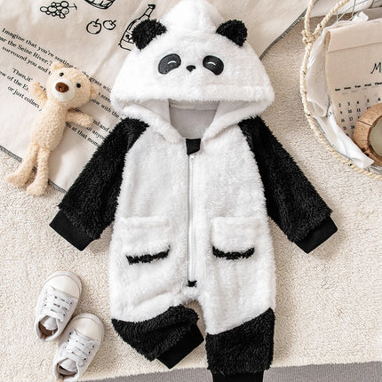 Panda Shaped Baby Romper | Autumn Winter Warmth Overload Adorable Outfit for Baby to Grab Attention While Having Fun