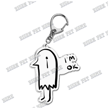 Goodnight Punpun Oyasumi Punpun Key Chain Keychains Ring for Accessories Bag Graffiti Pendant Keyring Jewelry Fans Gifts
