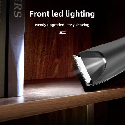 Electric Beard Trimmer for Men Cordless Hair Clippers Trimmer Set Waterproof Men Grooming Kit for Shaving Face Body Hair Trimmer